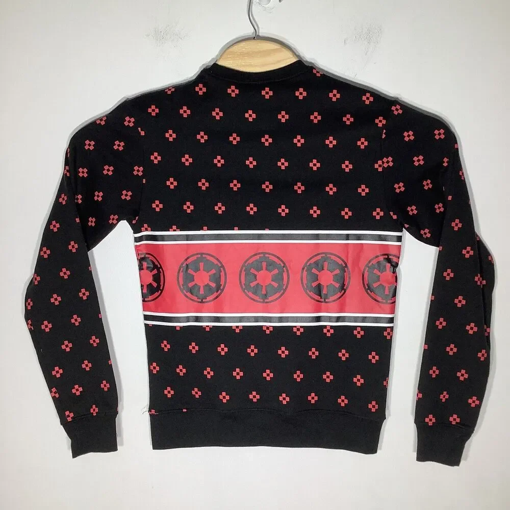 Star Wars Mens Long Sleeve Darth Vader Christmas Sweater Size Small‎